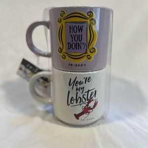 Friends Coffee Mug Set of 2 - How you doin? - You're my lobster
